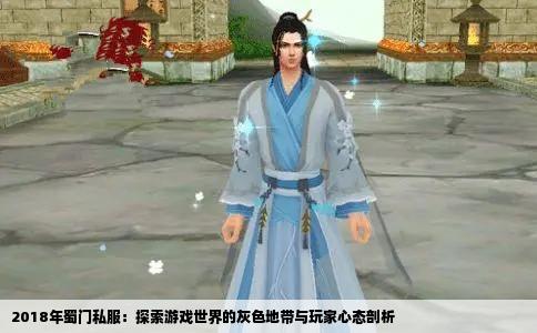 2018年蜀门私服：探索游戏世界的灰色地带与玩家心态剖析