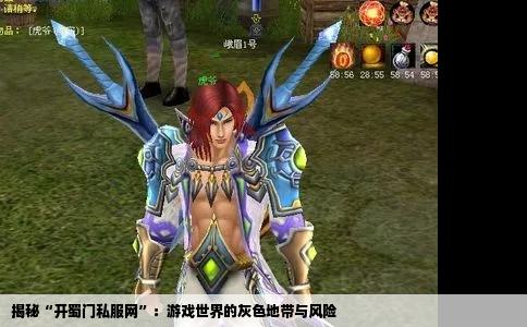 揭秘“开蜀门私服网”：游戏世界的灰色地带与风险